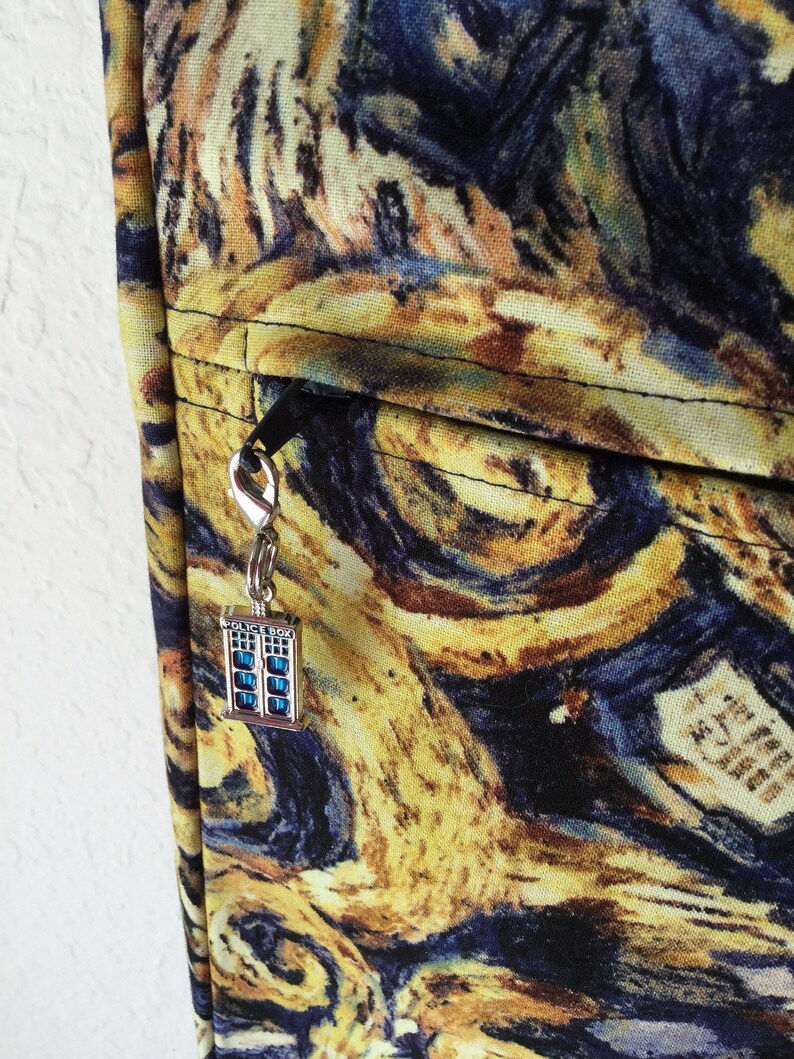 Custom Dr Made to Order; You pick the size and fabric Who Messenger Bag