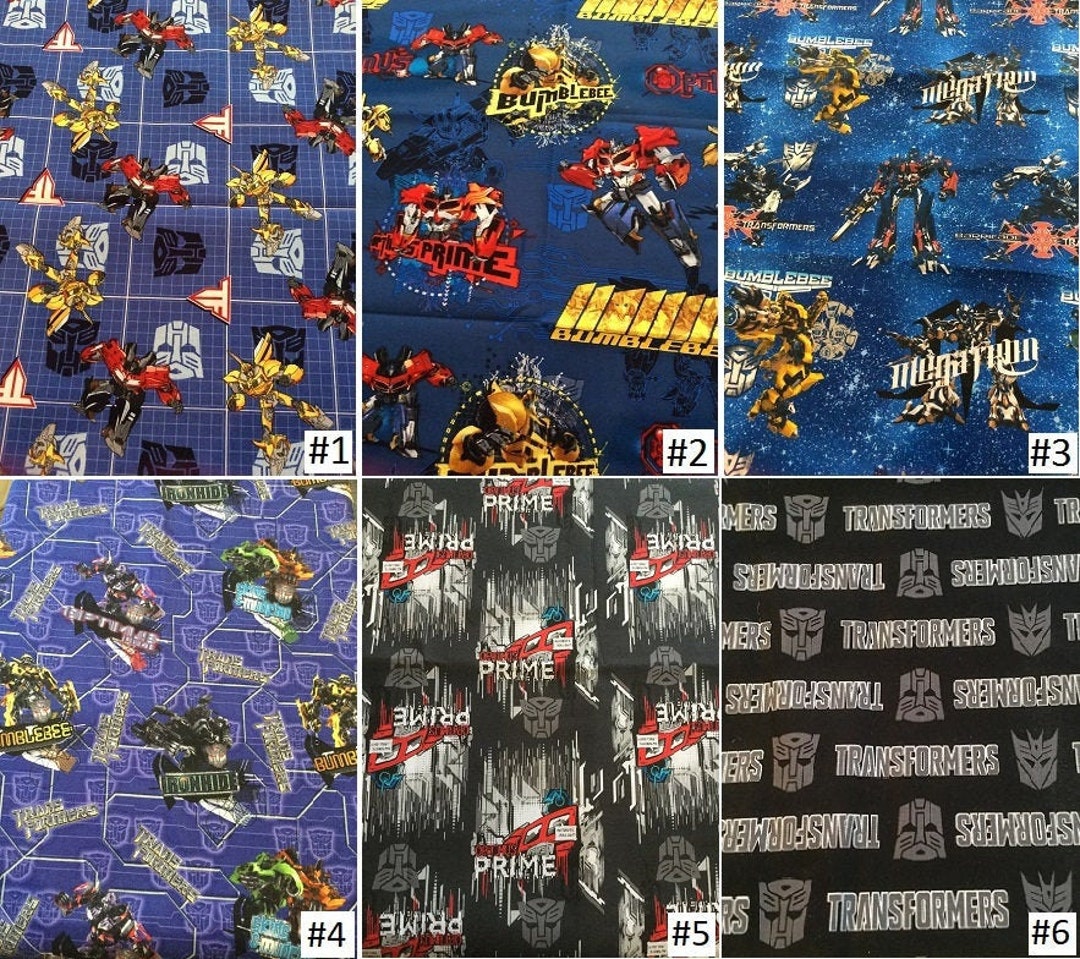 RARE Transformers Fabric by the Yard - Etsy