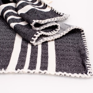 Cotton Turkish Towel without Fringe/ Peshtemal Without Tassle image 1