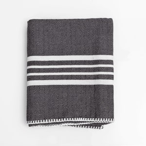 Cotton Turkish Towel without Fringe/ Peshtemal Without Tassle image 9