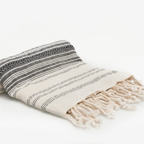 Turkish Towel Fouta pestemal Towel 100 Cotton Dark Etsy