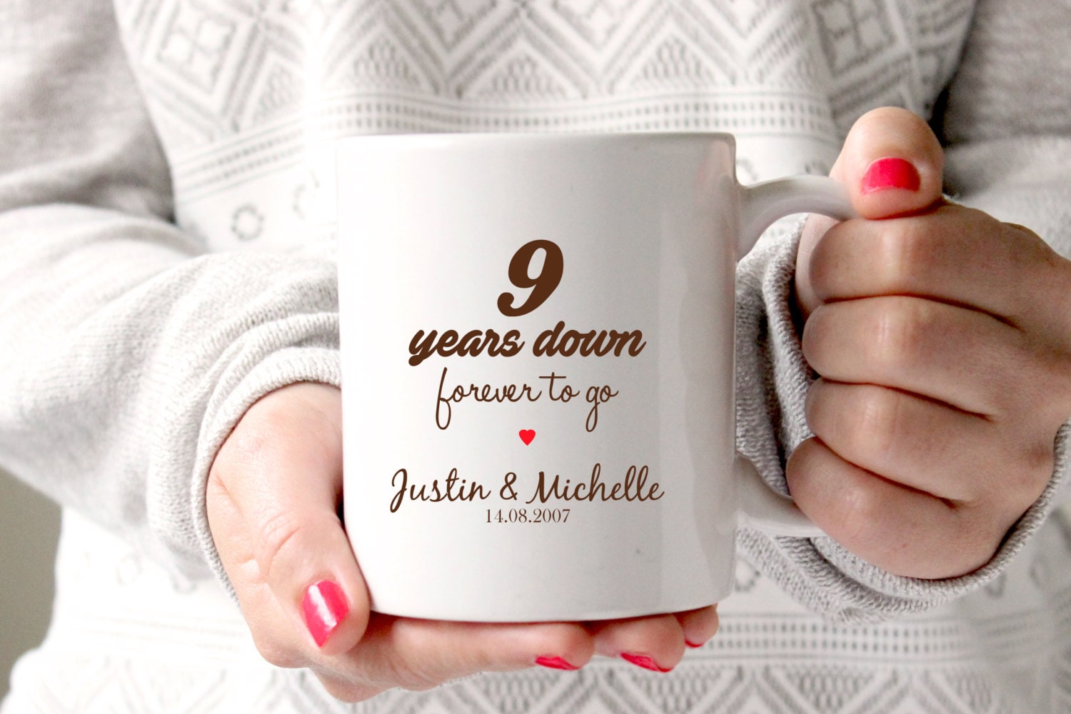 9th anniversary gift 9th wedding anniversary 9th | Etsy