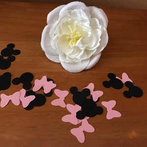 Minnie Mouse Cut-Outs 1 inch (Set of 150 pcs) Confetti, table scatter, Mickey Mouse, Minnie Mouse Party