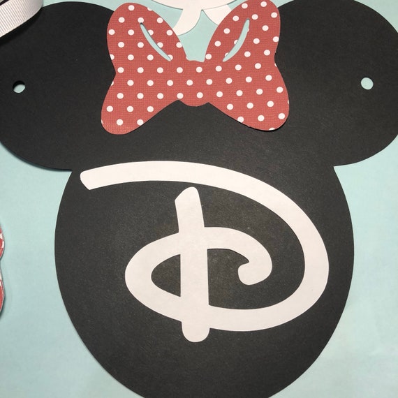 Diy Minnie Mouse Banner Disney Banner Glitter Banner Etsy Diy Minnie Mouse Banner Disney Banner Glitter Banner Etsy