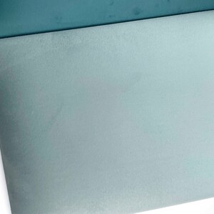 SOFIA Mint Green Upholstered Wall Cushion Fabric Panel Bed Headboard Padded wall panels Velour Decoration Panel Kids Room Bedroom image 2