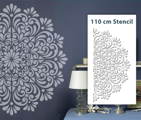 Mandala stencils - Beautiful mandala stencil designs for walls