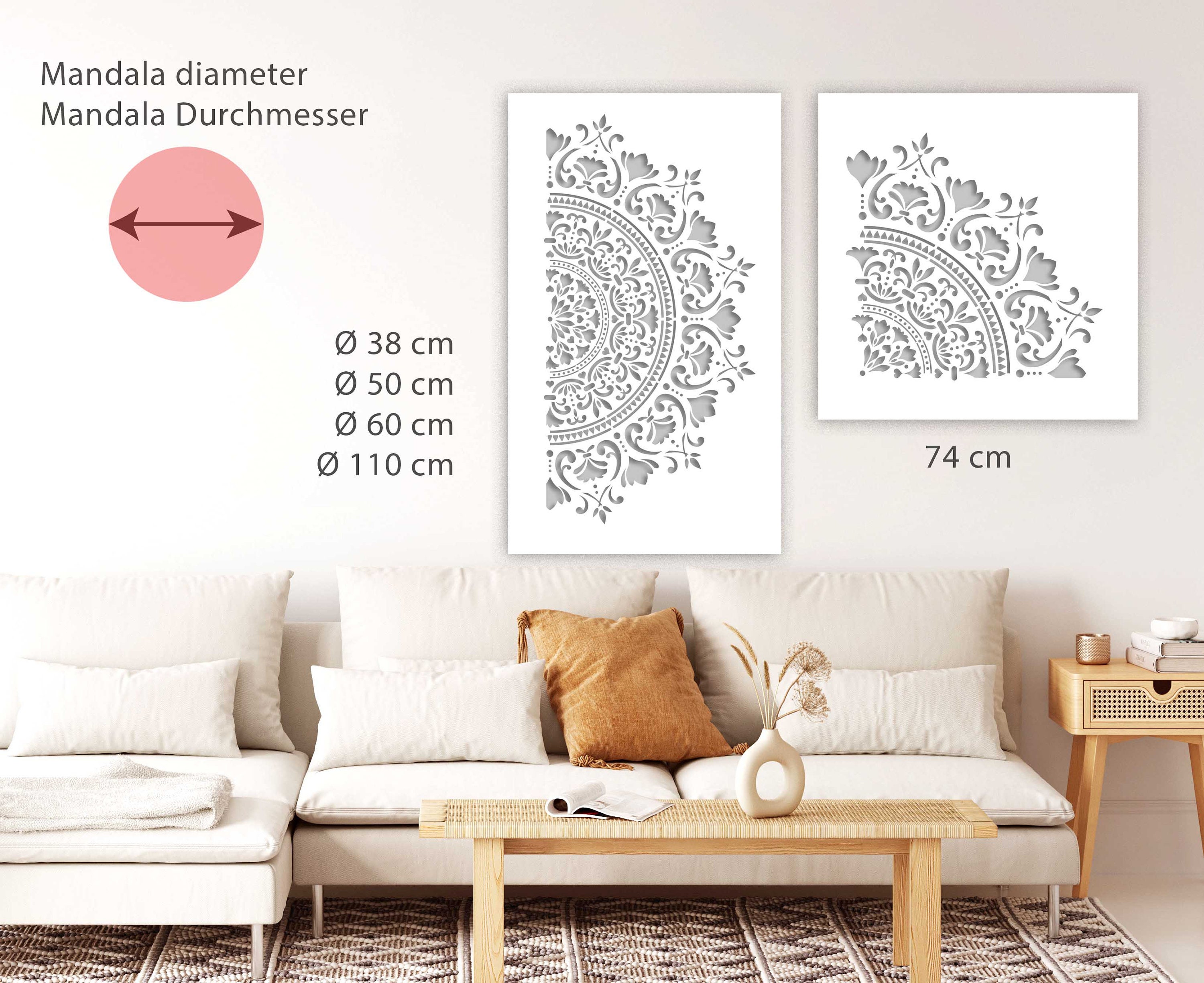 Set Stencil Lettere E Numeri - 42 Pezzi Riutilizzabili 5 Pollici - Foto 3