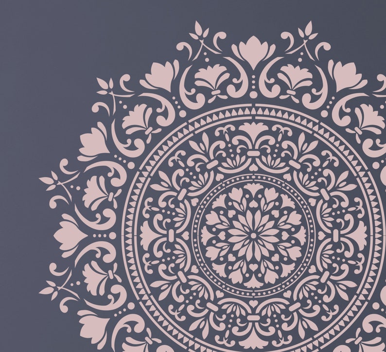 Mandala Wand Schablonen Schablonen für Wand Möbel oder | Etsy