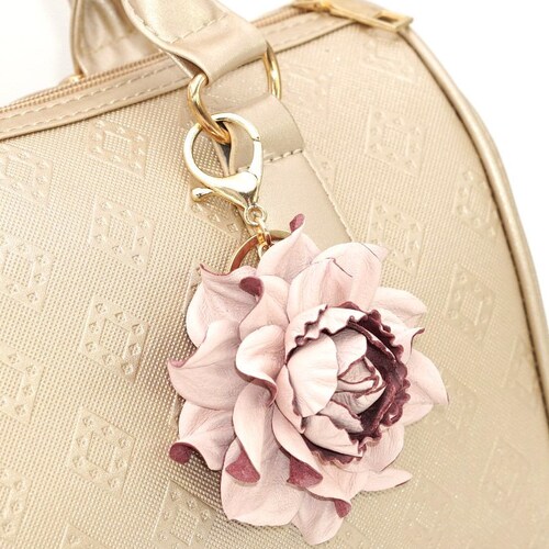 flower bag charm