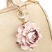 see more listings in the Bag Charm - Leather Rose section