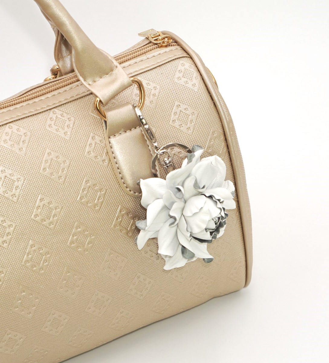 SUESUU Women's Flower Bag Charms Enameled Keychain Purse Accessories