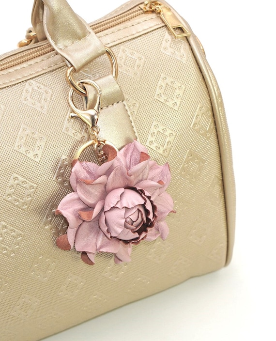 flower bag charm