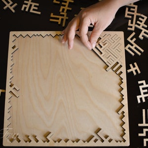 Wooden Fractal Puzzle