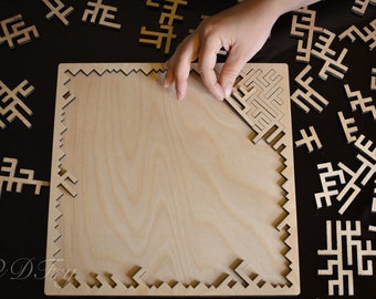 Wooden Fractal Puzzle