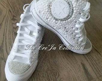 converse platform wedding shoes