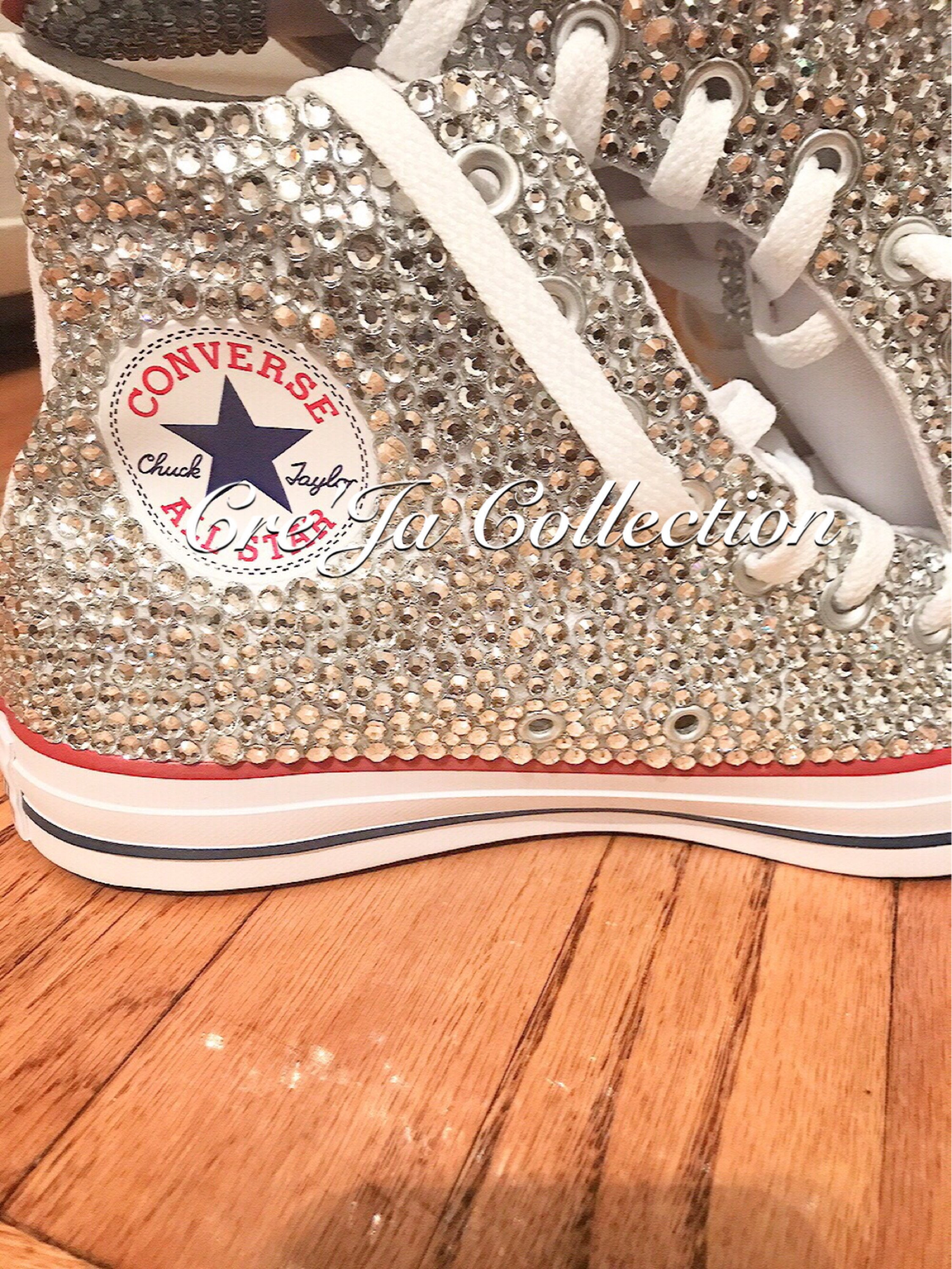 bling converse high tops