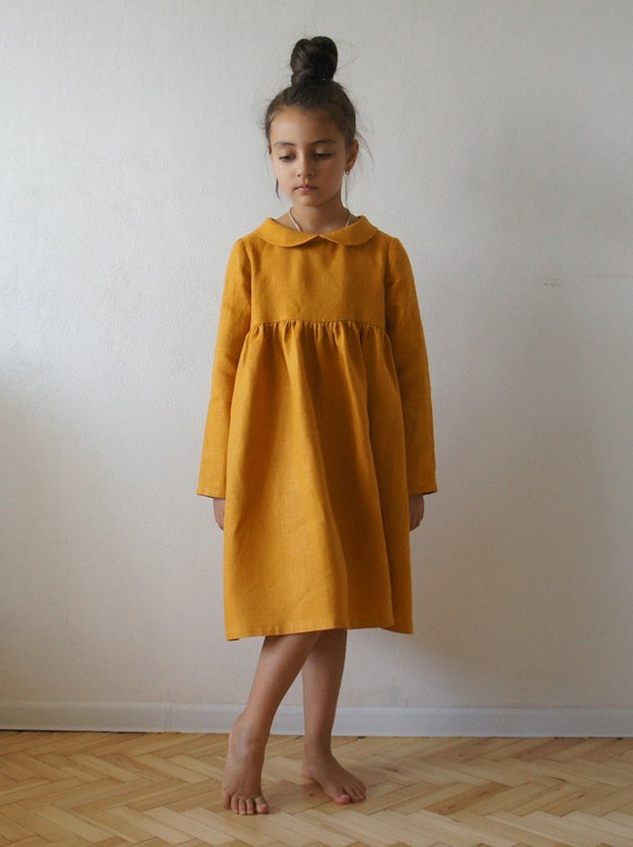 Peter Pan Collar Flower Girl Dress
