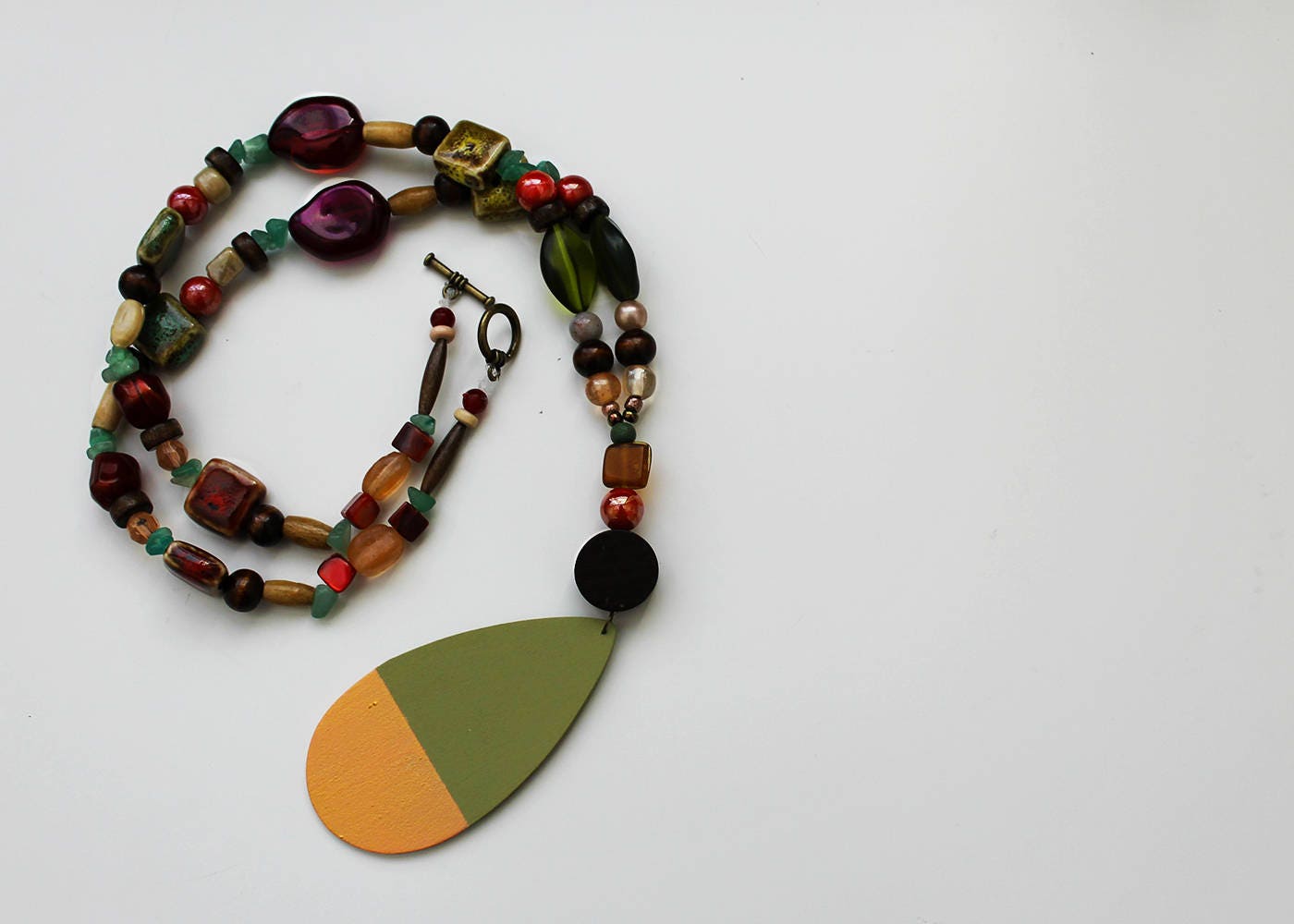 Boho Necklace, Statement Necklace, Earthy Necklace, Hippie Necklace