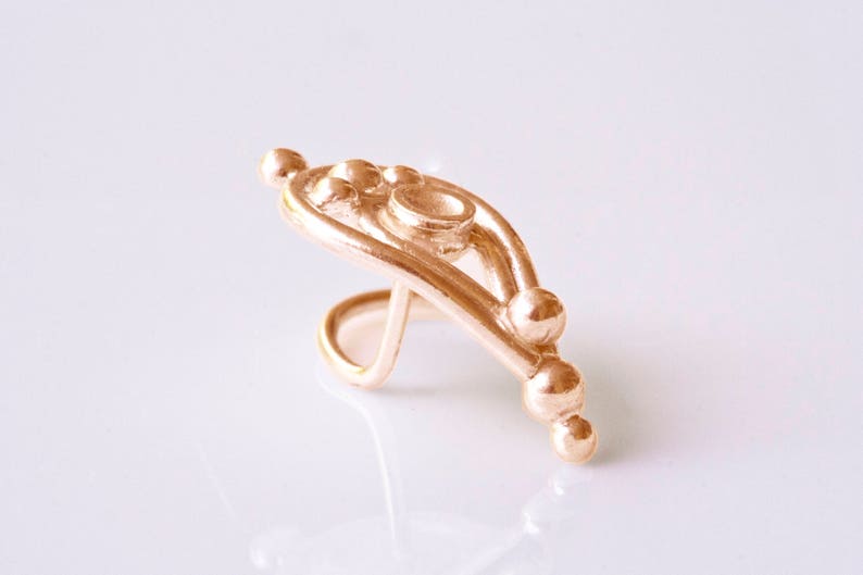 Drop Nose Stud 22g Nose Stud Indian Jewelry Rose Gold Screw Tragu Earring Gold Nose stud Nose stud Teardrop Stud Helix Piercing