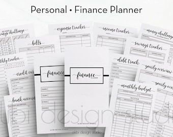 finance planner budget planner expense tracker income etsy