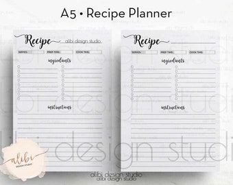 recipe planner recipe book