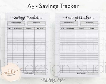 savings tracker happy planner saving planner budget etsy