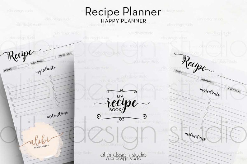 recipe-planner-happy-planner-printable-printable-recipe-etsy