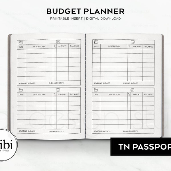 Passport Tn Expense Etsy