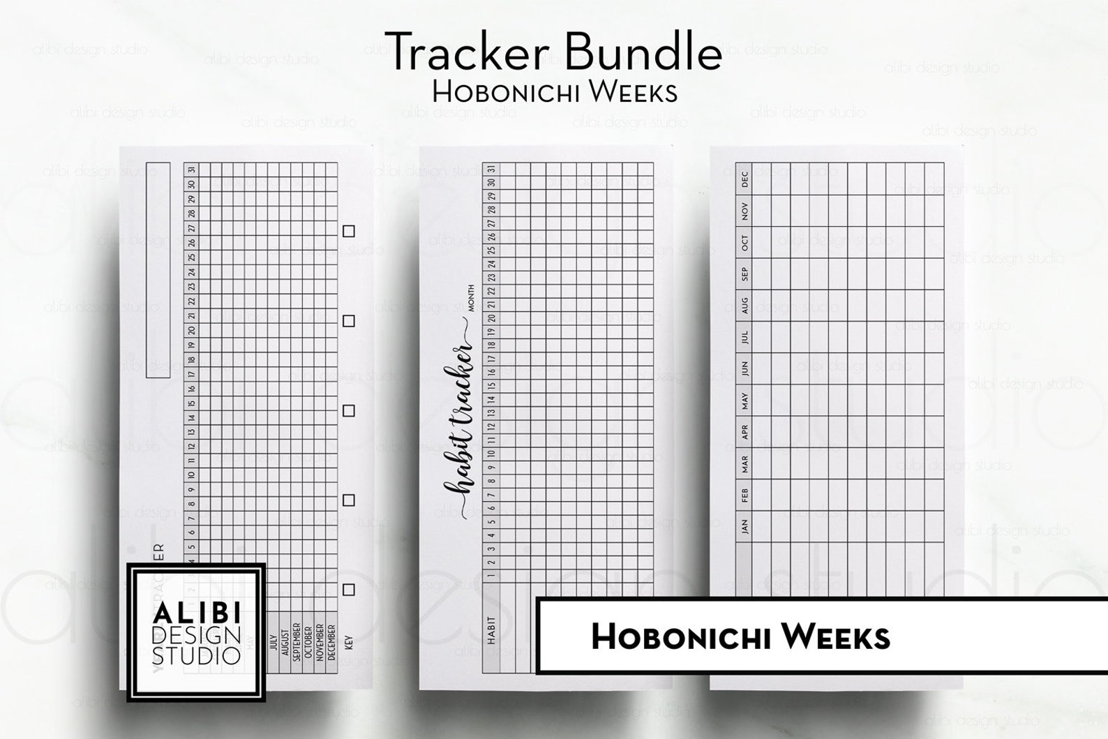 Hobonichi Weeks Habit Tracker Monthly Planner Hobo Weeks Printable ...