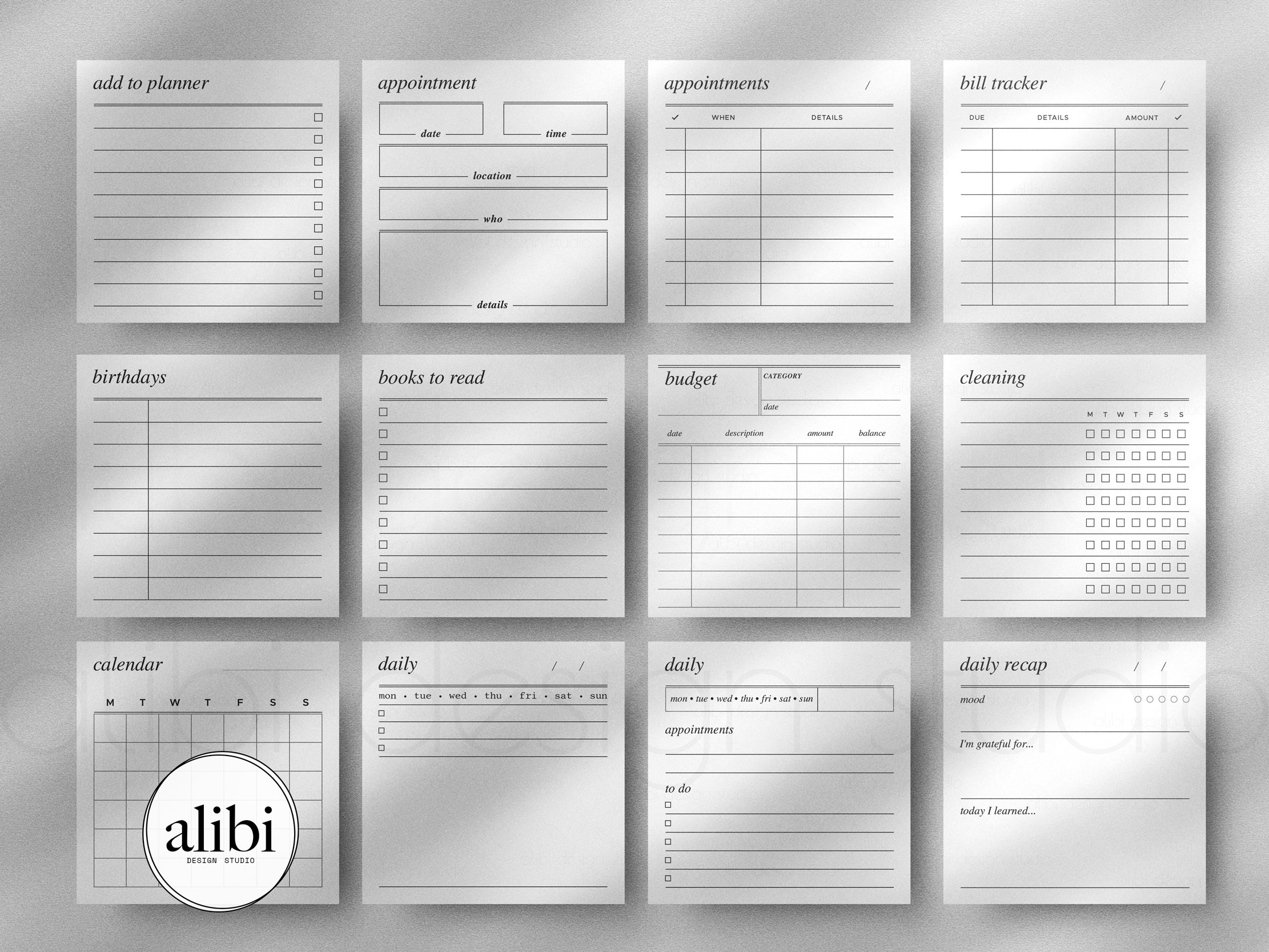 Printable Sticky Notes, Sticky Notes Template, 3 X 3 Printable Planner ...