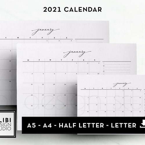 two-page-calendar-2022-2023-printable-monthly-planner-etsy
