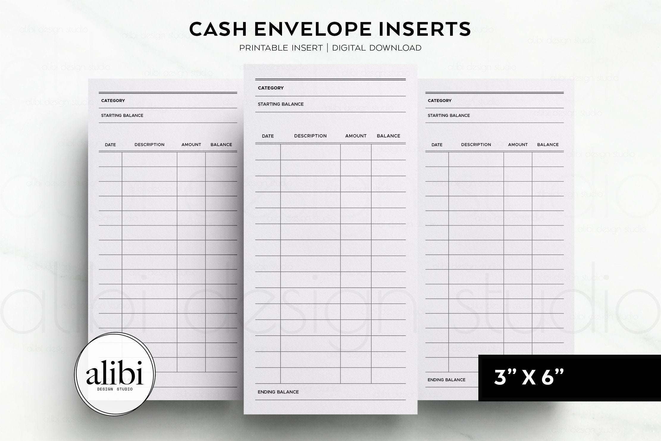Cash Envelope System Labels Template Dave Ramsey Cash Envelope Tracker  Inserts Printable Vertical Money Budget Categories Organizer PDF 