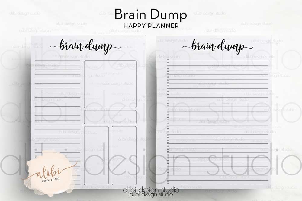 It is a photo of Zany Brain Dump Printable It is an image of Zany Brain Dump Printable