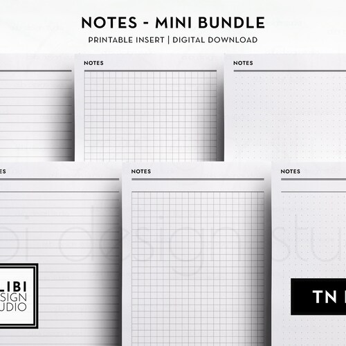 B6 Inserts Hobonichi Grid Daily B6 TN Planner Printable B6 - Etsy
