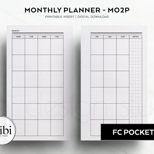 Printable Franklin Covey Monthly Calendar Etsy