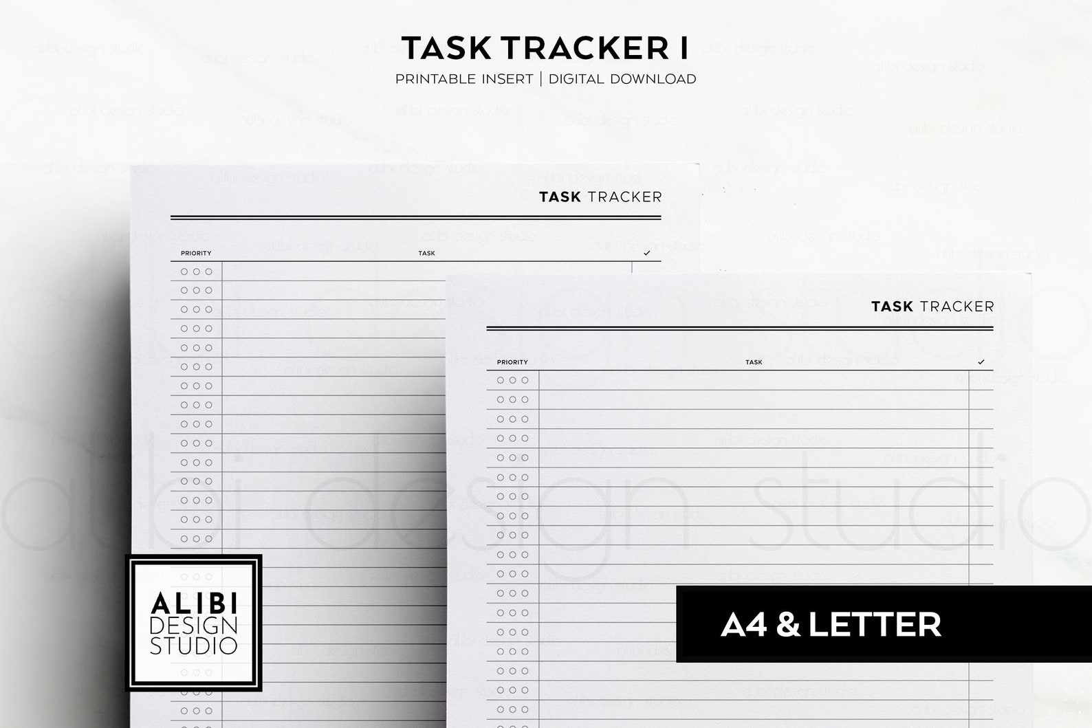A4 and Letter Task Tracker Task Triage Project Planner Task - Etsy