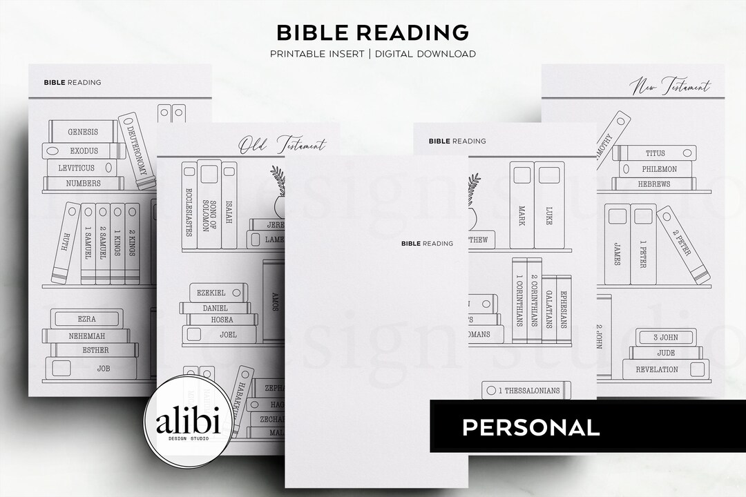 Personal Printable Bible Reading - Bible Study Old and New Testament ...