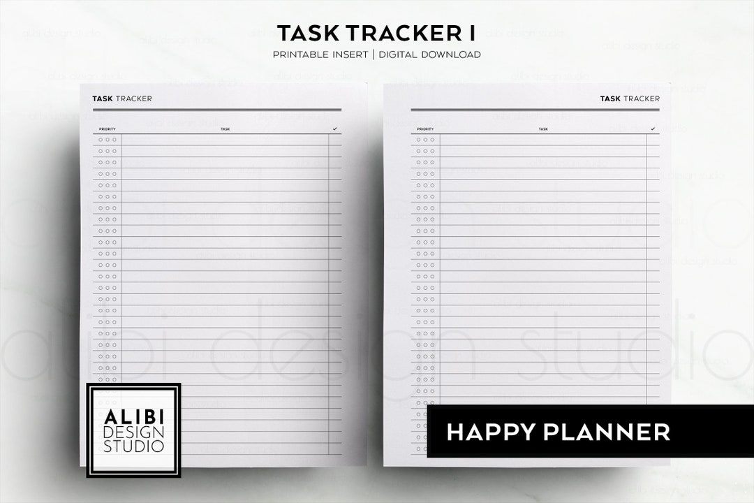 Happy Planner Task Tracker Task Triage Project Planner Task Management ...
