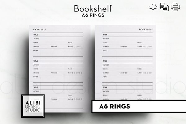 Reading Planner Printable Reading Journal Bundle Book Lover's Printable ...