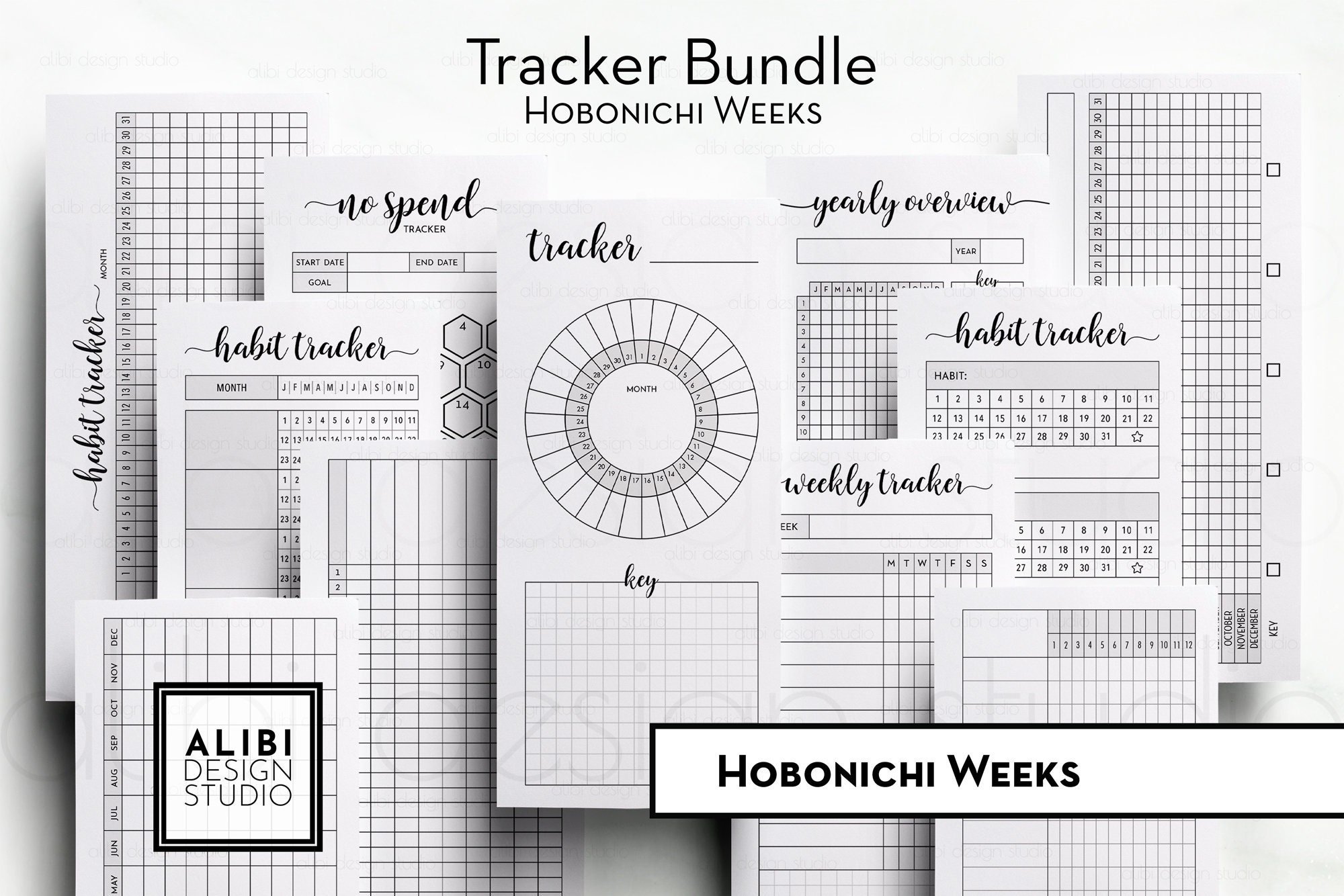 Hobonichi Weeks Habit Tracker Monthly Planner Hobo Weeks Etsy Australia