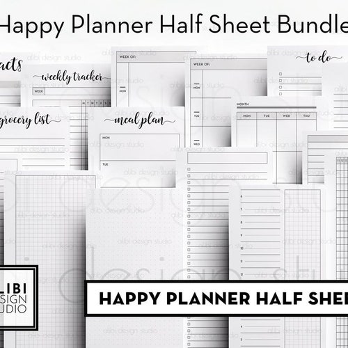 SKINNY CLASSIC Happy Planner Printable Inserts Cashbook - Etsy