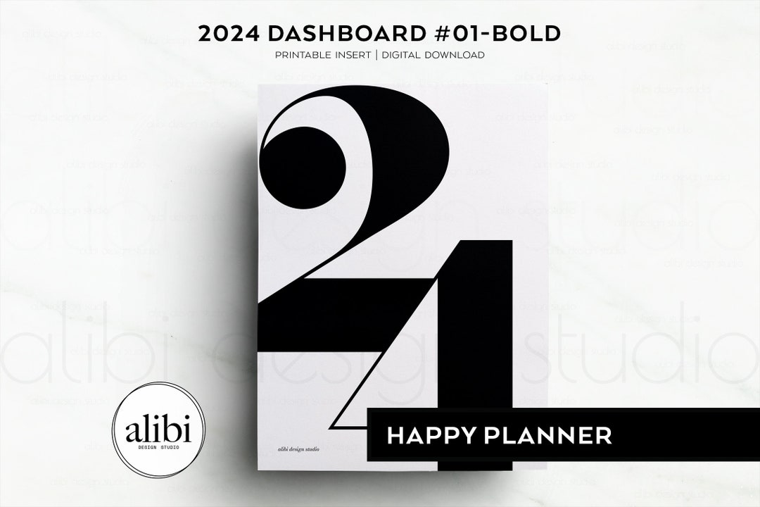 Happy Planner 2024 Planner Dashboard Printable Dashboard Etsy