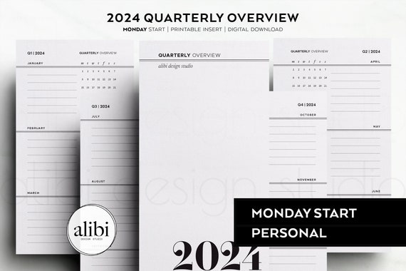 Weekly Planner 2024, A6, A5 Weekly Planner Pages 2024, Agenda 2024, Half  Letter Size, Personal Size Planner Inserts, Pocket Size 