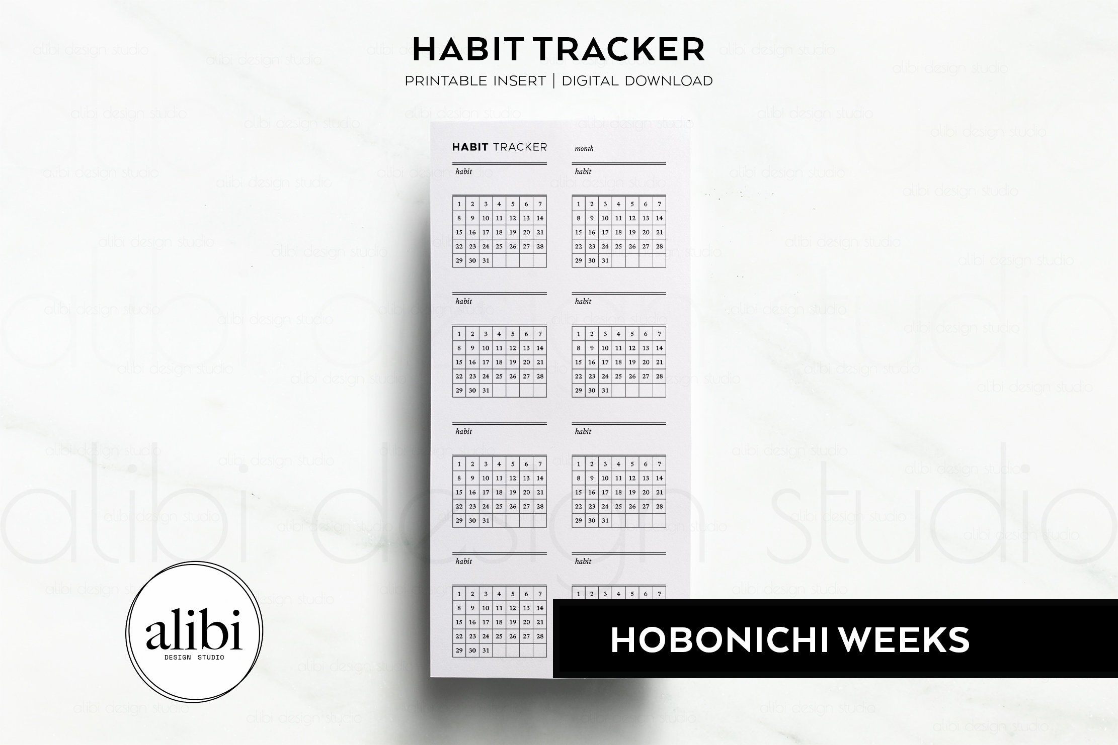 Beginner Basics HOBONICHI Techo Journaling Stencil Makes Layouts Fast and  Easy. Get It Over Here. 