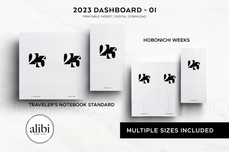 2023 Printable Dashboard Planner Accessories Printable Planner Etsy