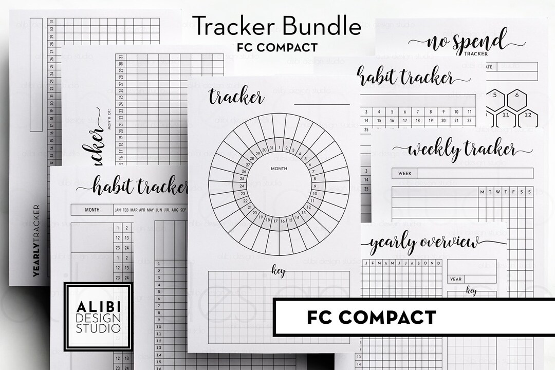 FC Compact Tracker Inserts Monthly Planner Franklin Covey - Etsy