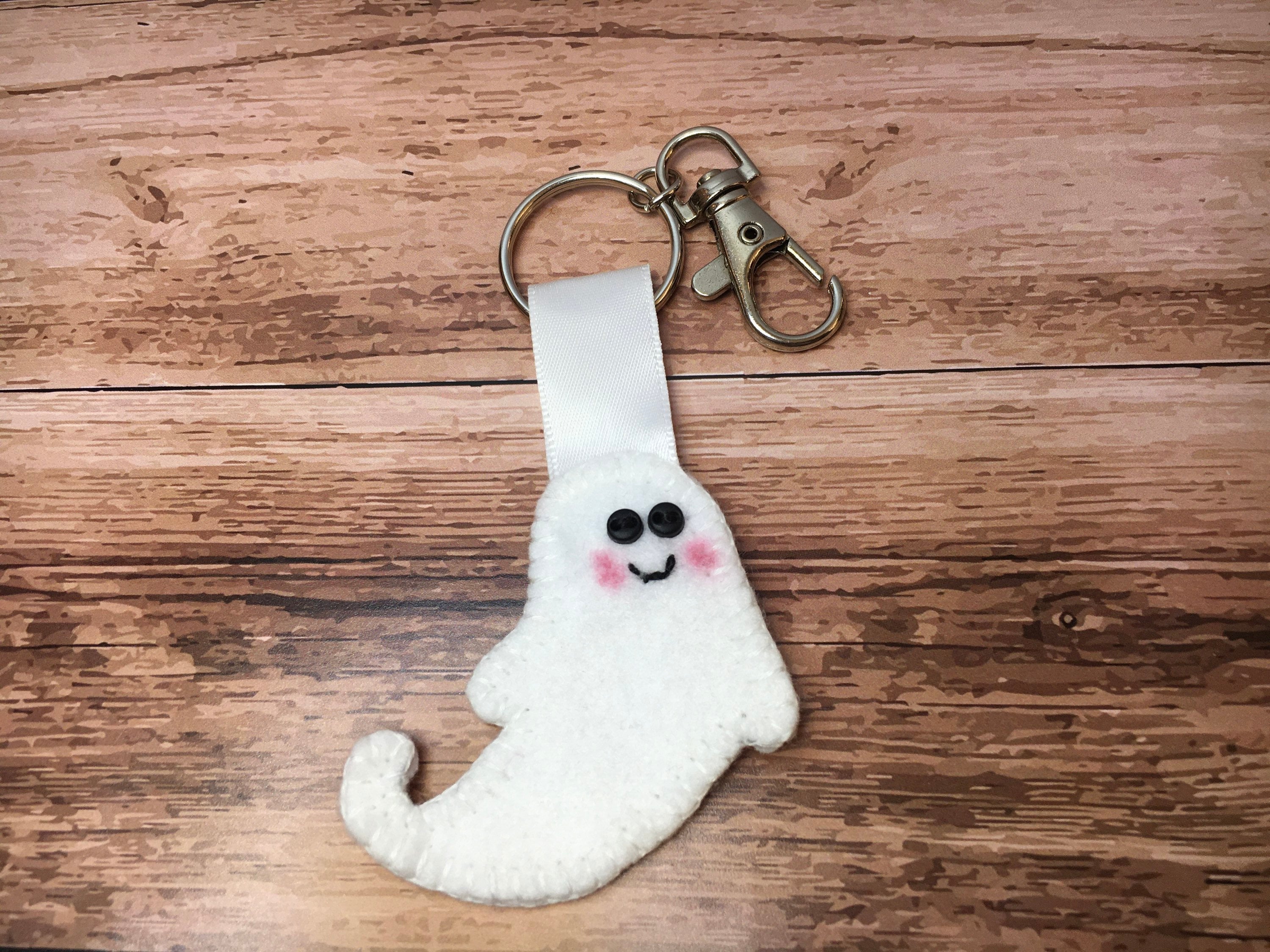 Adorable ghost keyring Halloween ghostly fun novelty key ring Etsy