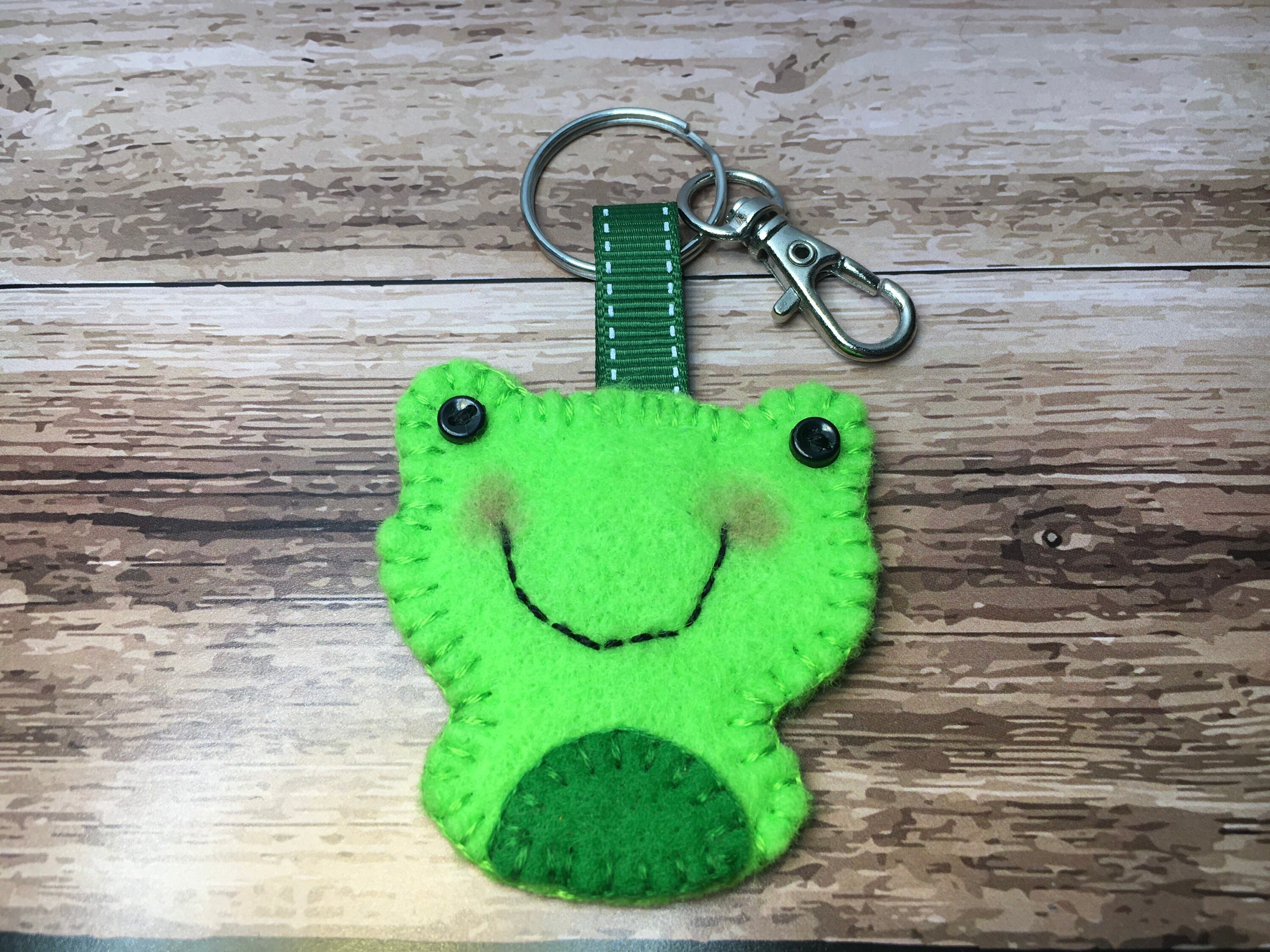 Adorable frog keyring fun novelty key ring Etsy