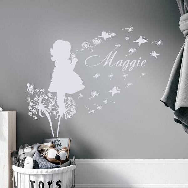 Dandelion Wall Decal Etsy