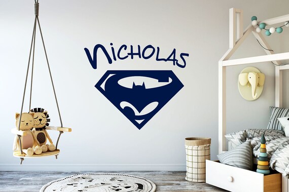 Custom Name Wall Decals Boys Personalized Stickers Superhero - Superhero Name Wall Stickers Custom Name Wall Decals Boys Personalized Stickers Superhero - Superhero Name Wall Stickers